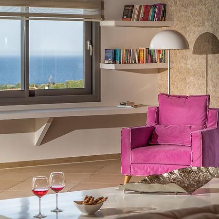Villa Merovigli - Sea Views & Private Pool, Ideal For Large Groups, By Zantewize Tragaki Eksteriør billede
