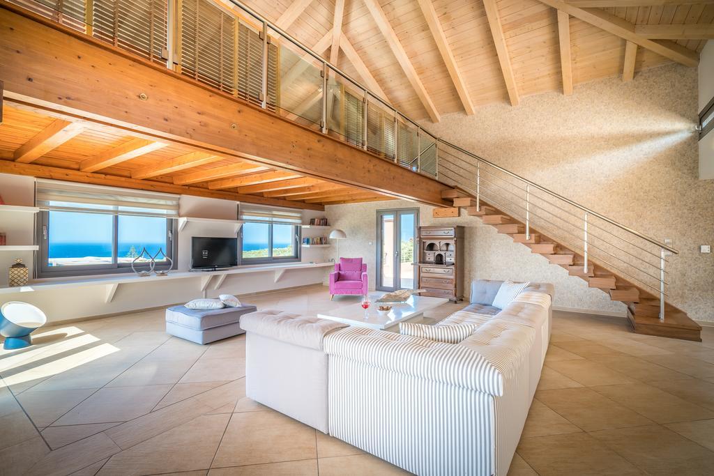 Villa Merovigli - Sea Views & Private Pool, Ideal For Large Groups, By Zantewize Tragaki Eksteriør billede