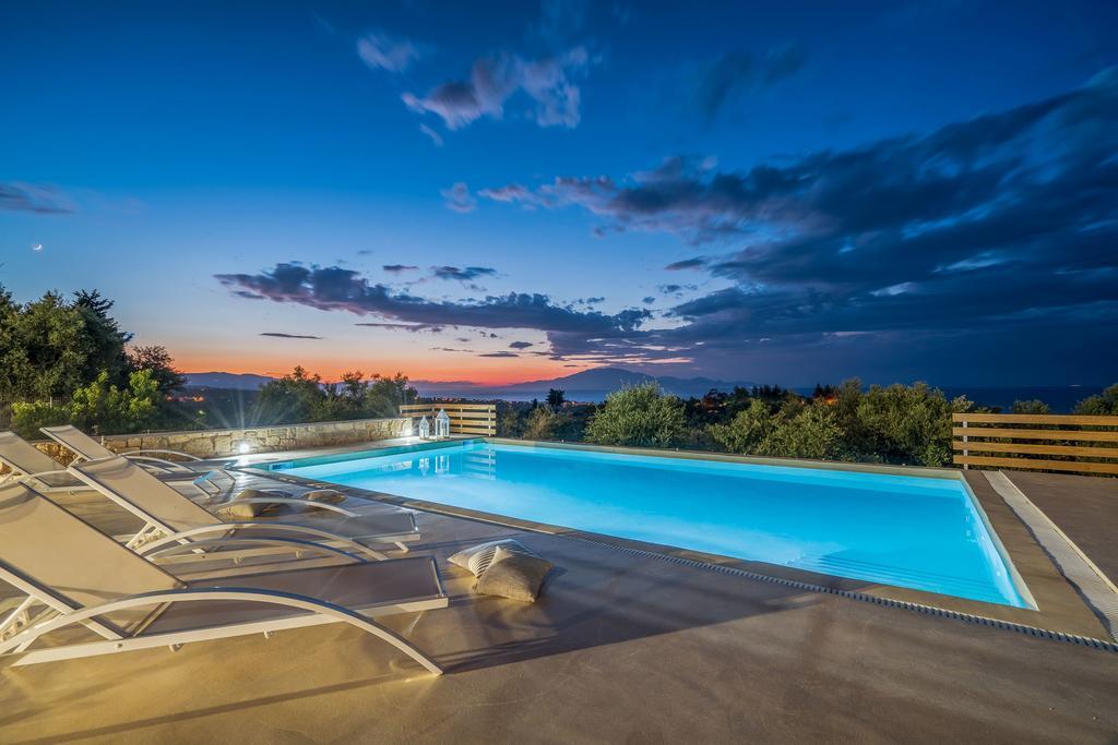 Villa Merovigli - Sea Views & Private Pool, Ideal For Large Groups, By Zantewize Tragaki Eksteriør billede