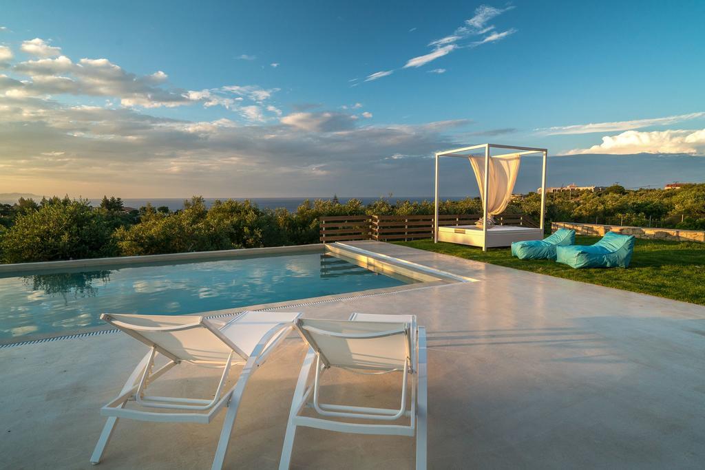 Villa Merovigli - Sea Views & Private Pool, Ideal For Large Groups, By Zantewize Tragaki Eksteriør billede